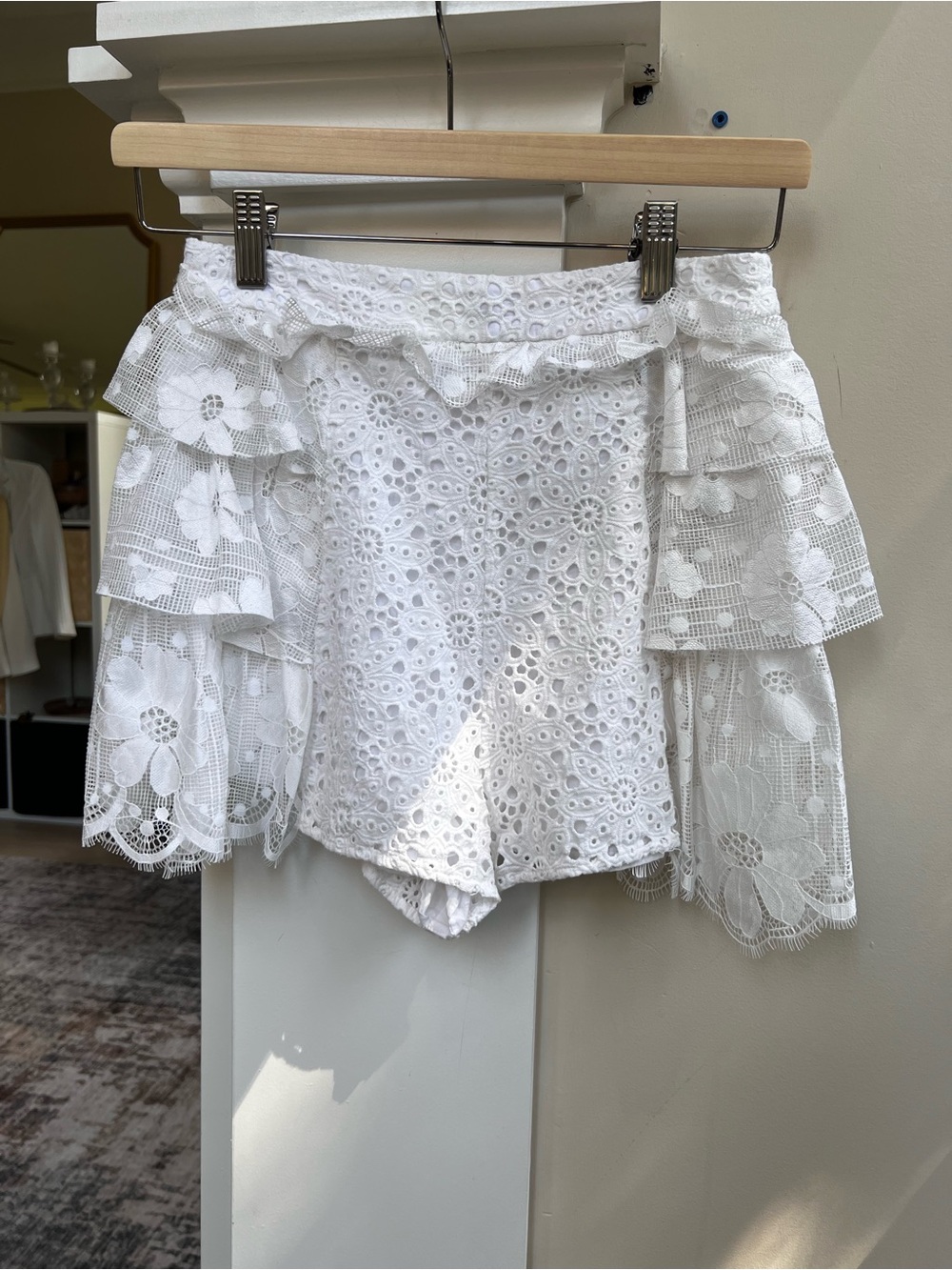For Love & Lemons Las Palmas lace shorts - Picture 6 of 9